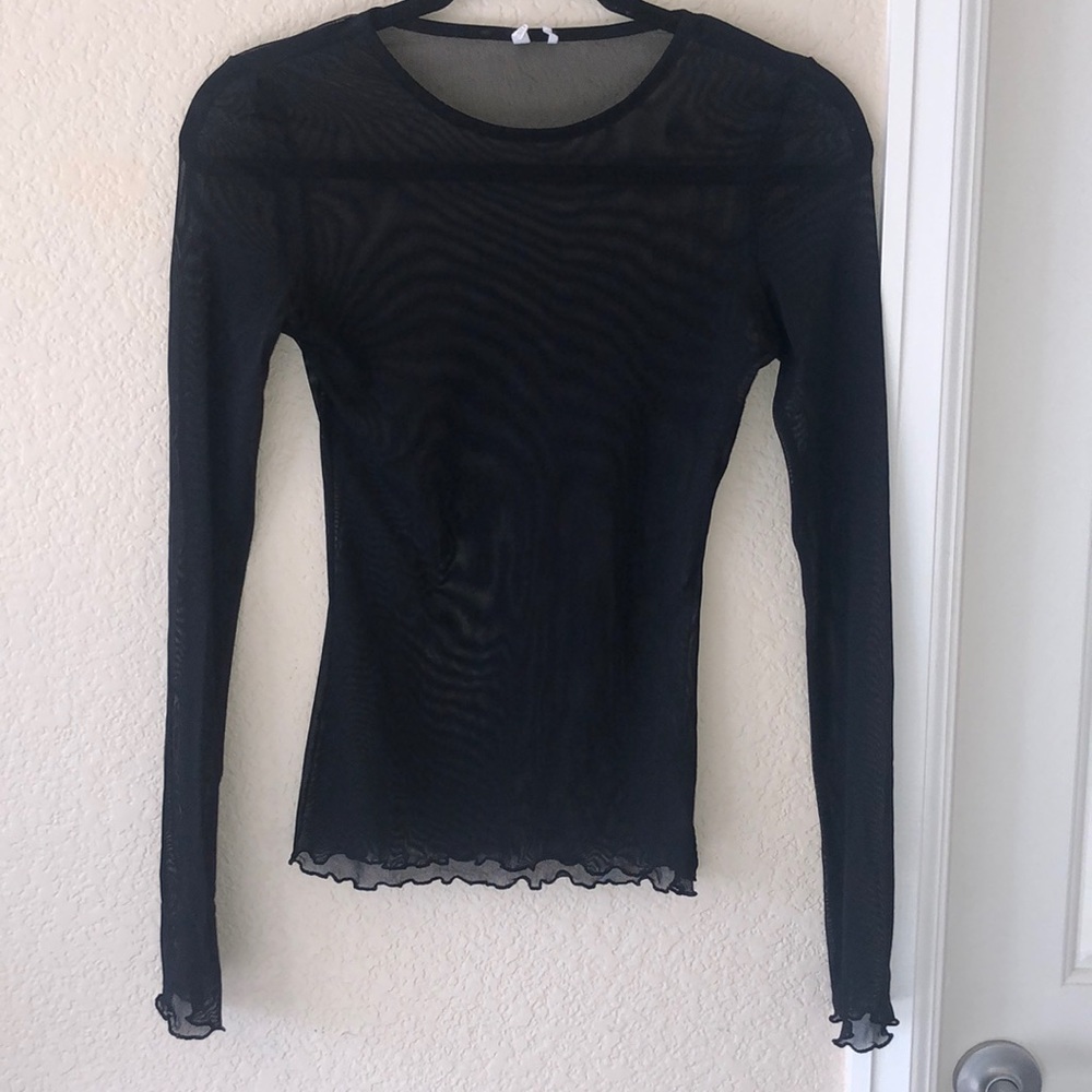 Mesh long sleeve